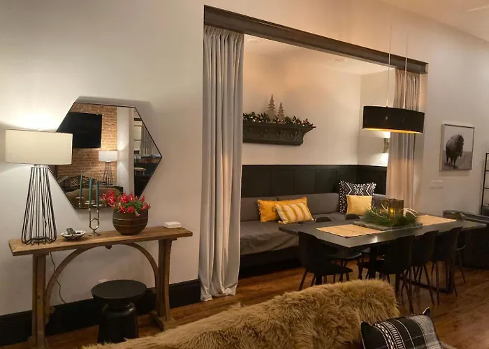 Hotel Luxe Main St Loft With Rooftop Lounge And Balcony