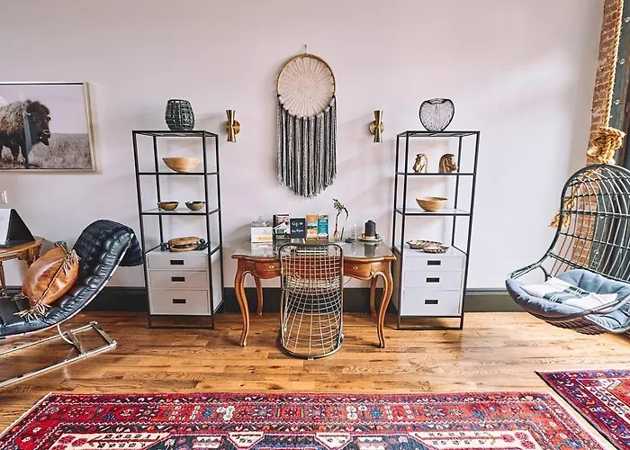 Hotel Luxe Main St Loft With Rooftop Lounge And Balcony
